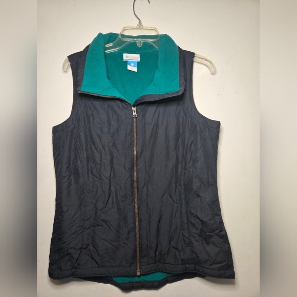 Columbia Fleece Lined Vest Womens Medium EUC - Picture 1 of 4